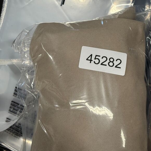 Nicole Miller Pants Women 4 Beige High Rise Bootcut Soho Flat Front Cotton - Picture 9 of 9